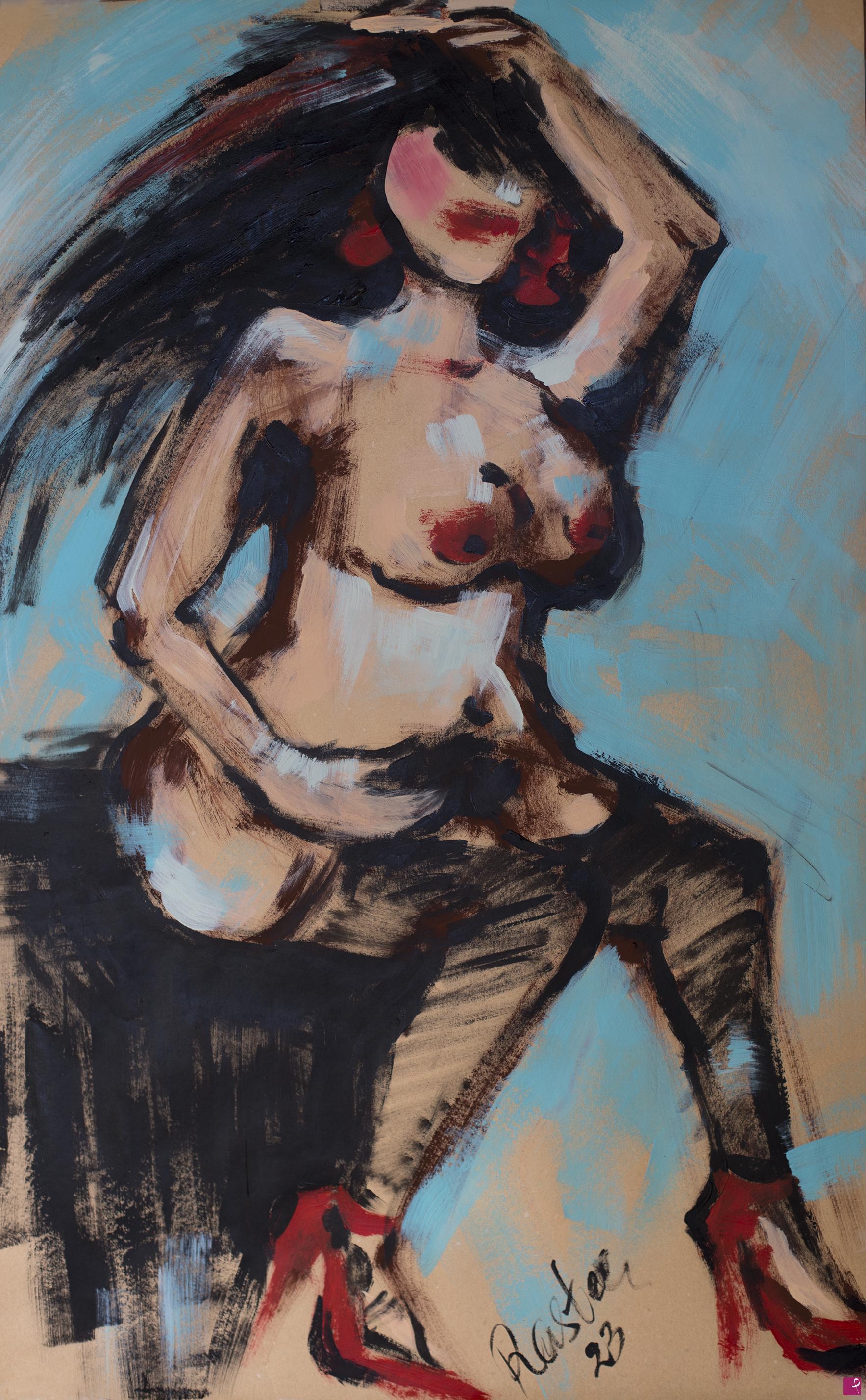 disponibile quadro - Quadro donna nuda seducente - Art Studio | PitturiAmo®  APS