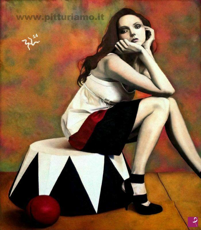 quadri in vendita online - Quadro Lily Cole