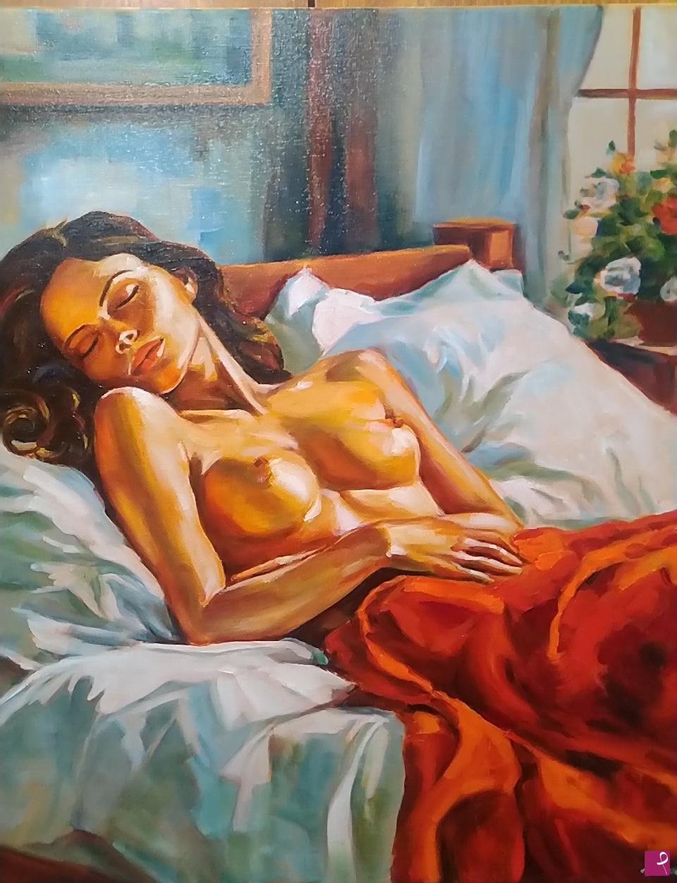 quadri in vendita online - Quadro moderno, dipinto a mano, olio su tela 60x50