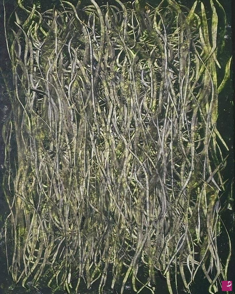 quadri in vendita online - Quando il verde viene inghiottito 