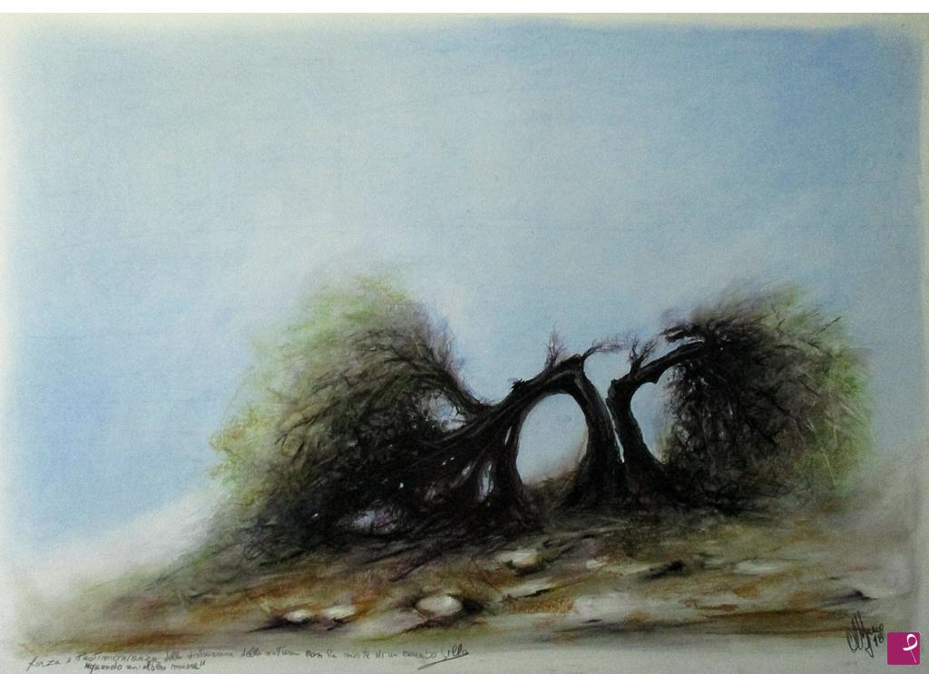 quadri in vendita online - Quando muore un Albero 