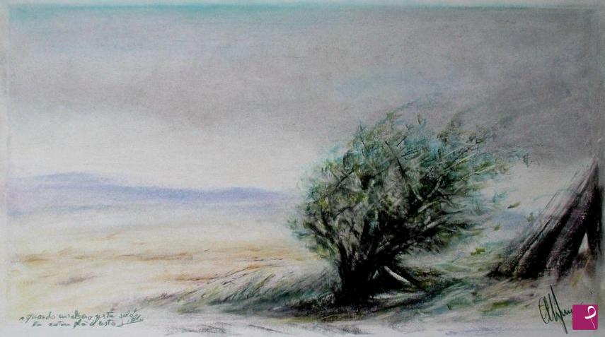 quadri in vendita online - quando un'albero resta solo