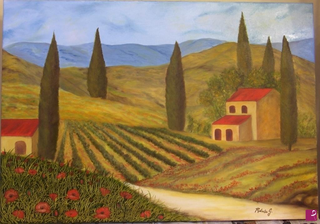quadri in vendita online - Quando vado in campagna e vedo il sole e il verde e la fioritura di ogni cosa, mi dico “Sì, tutto questo appartiene a me!” (Henri Rousseau)