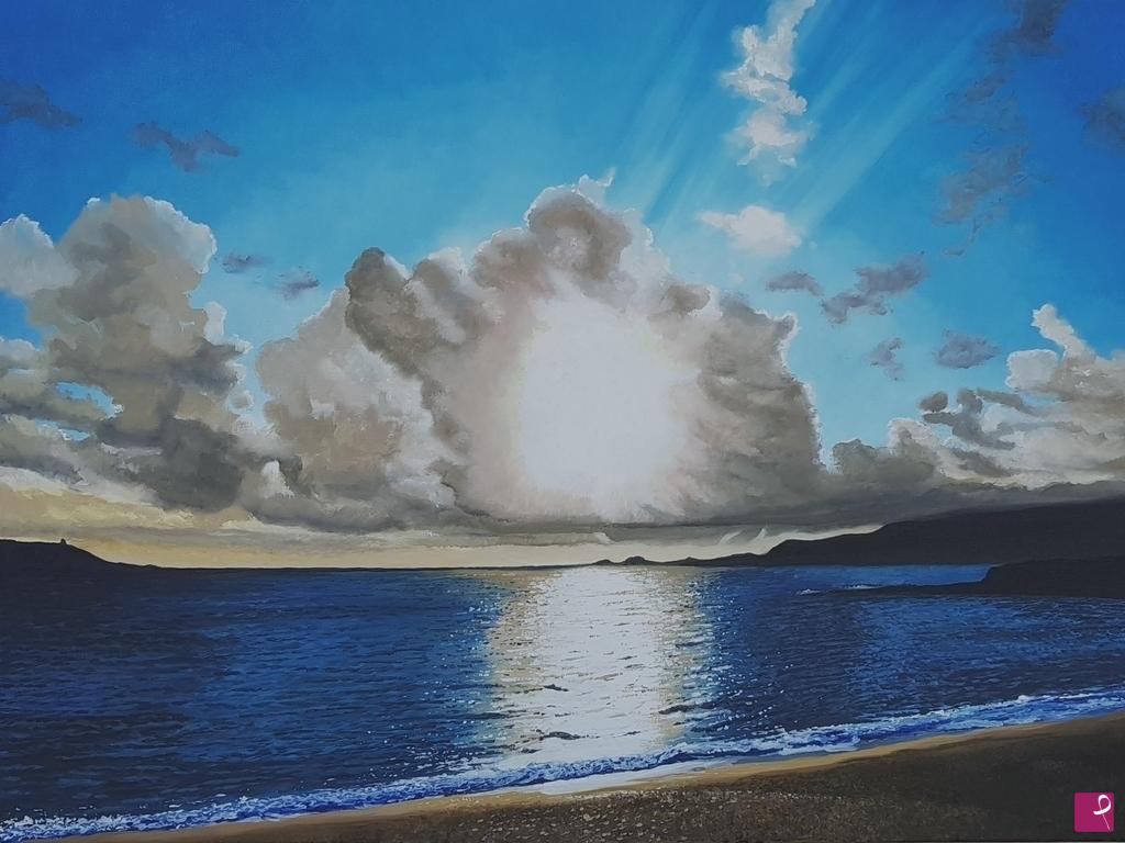 quadri in vendita online - Quasi al tramonto 