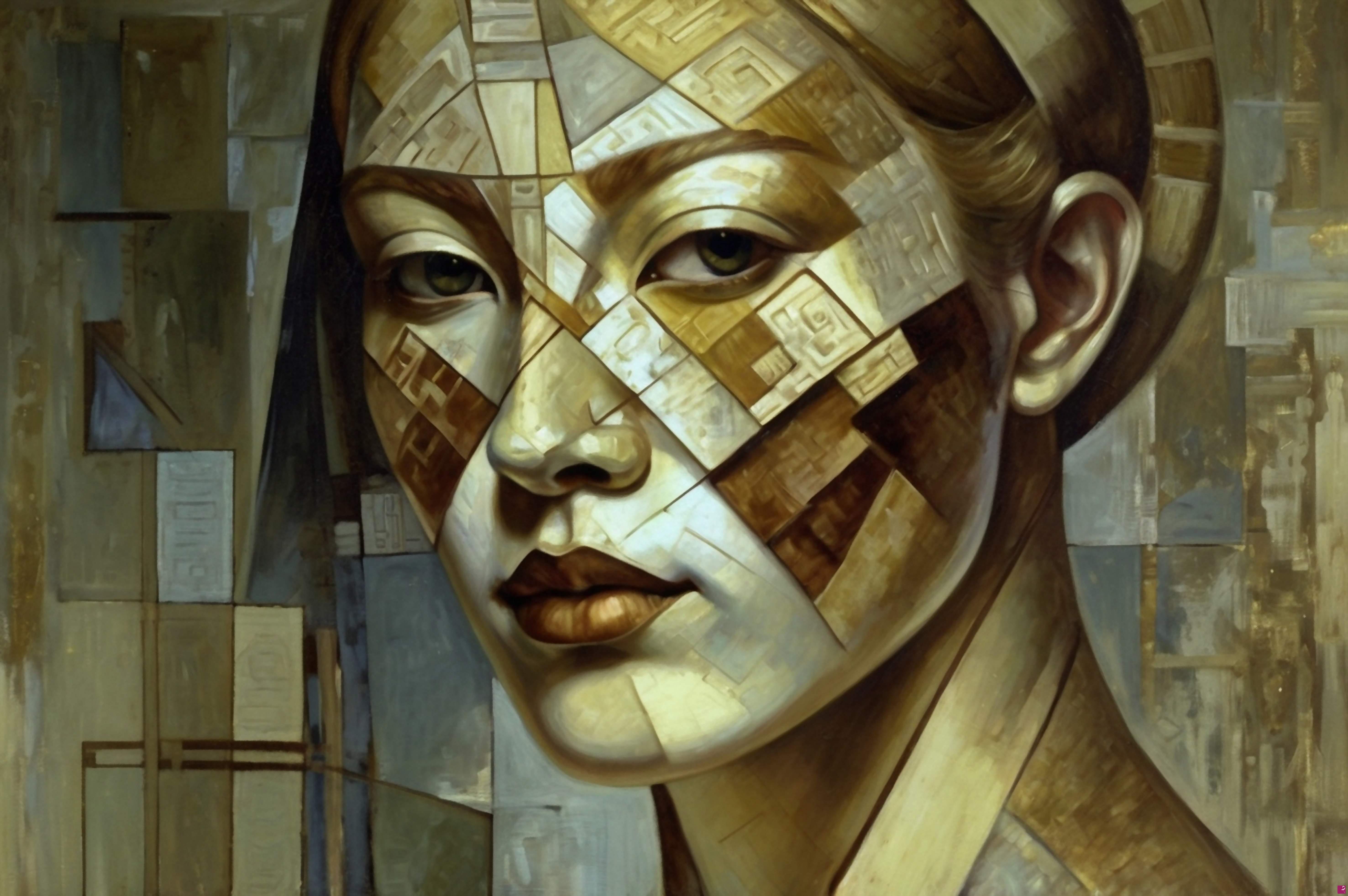 quadri in vendita online - Quasi cubista - 2