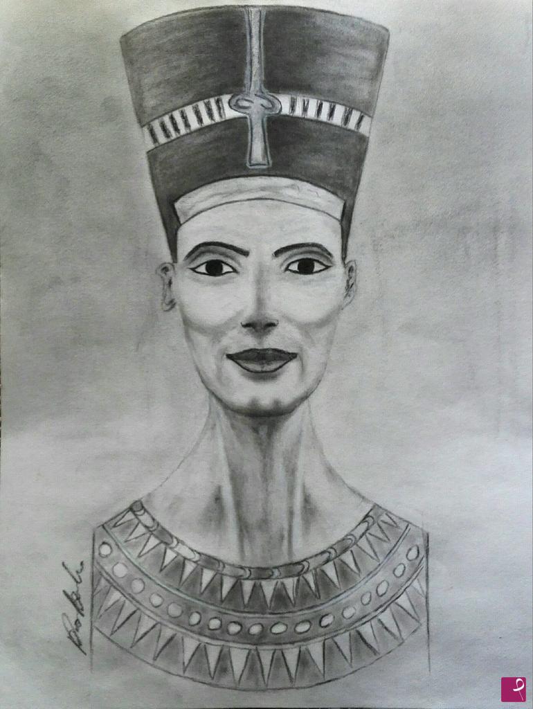quadri in vendita online - Queen nefertiti