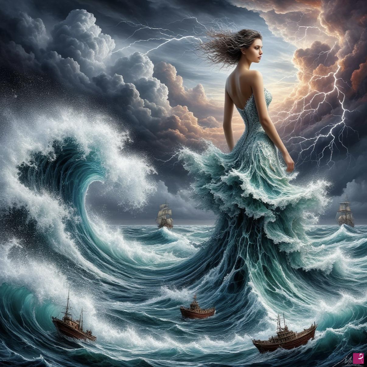 quadri in vendita online - Queen of Storms