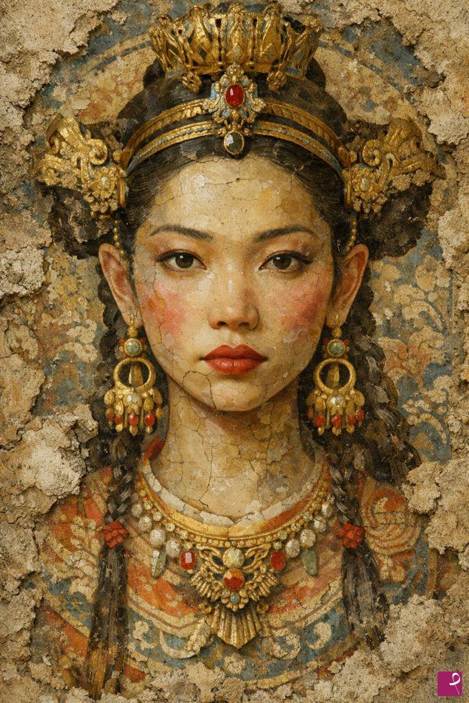 quadri in vendita online - Queen of the Ancient Light