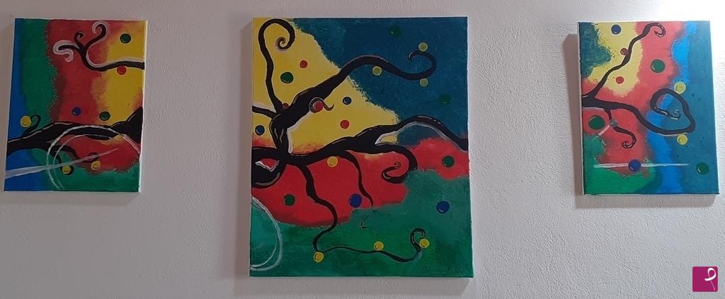 quadri in vendita online - Quercia in fiore