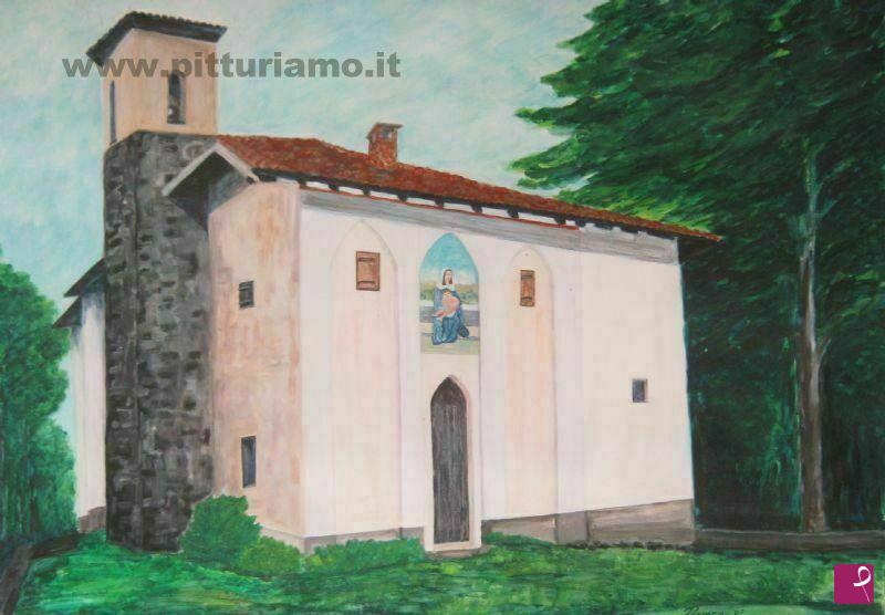 quadri in vendita online - quiete di montagna