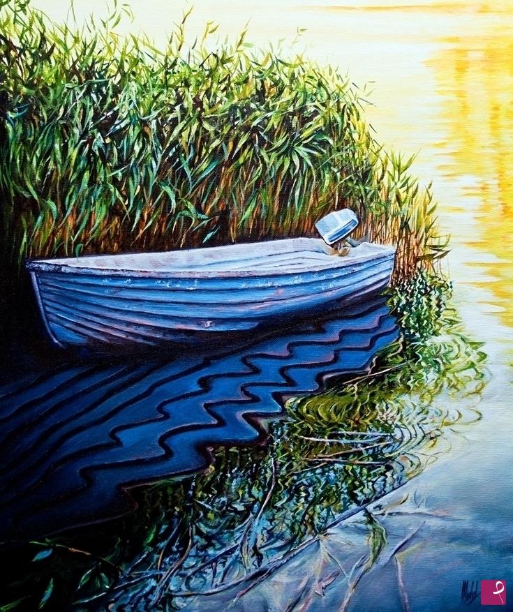quadri in vendita online - Quite sul Lago
