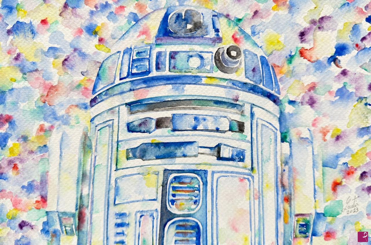 quadri in vendita online - R2-D2 -  STAR WARS - GUERRE STELLARI