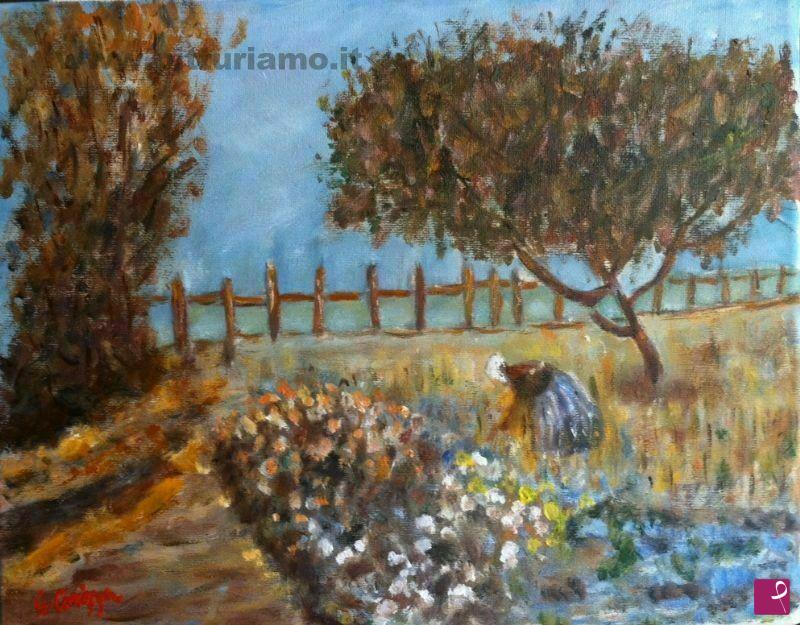 quadri in vendita online - Raccolta di fiori