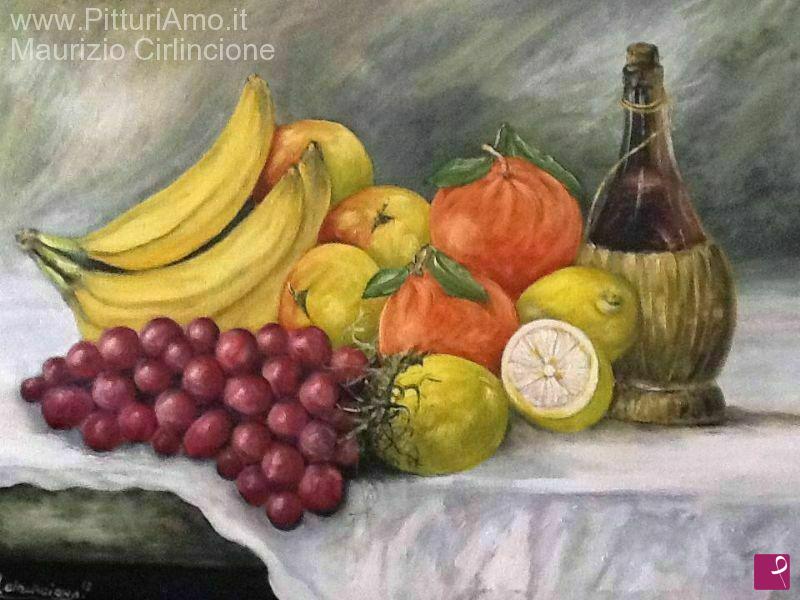 quadri in vendita online - Raccolta di frutti