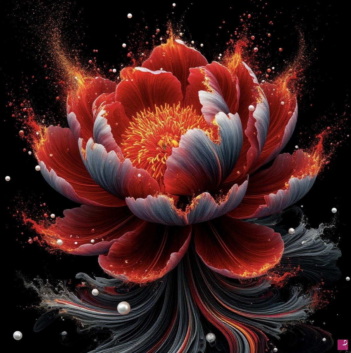 quadri in vendita online - Rad flower 