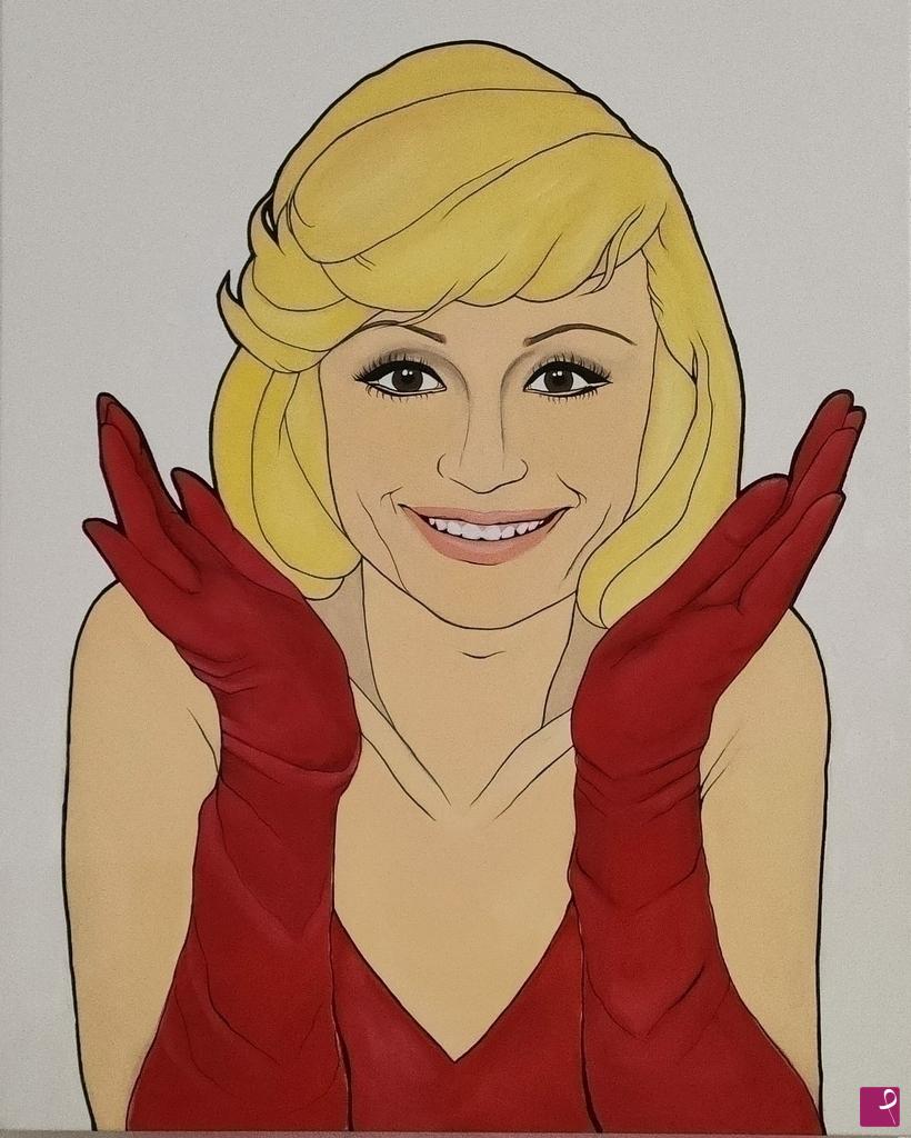 quadri in vendita online - Raffaella Carrà