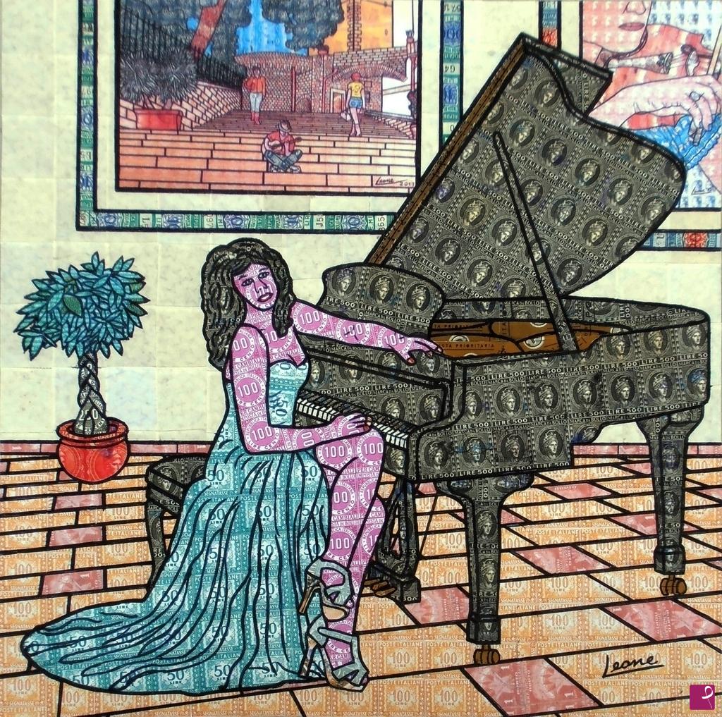 quadri in vendita online - RAFFAELLA: LA MIA PIANISTA