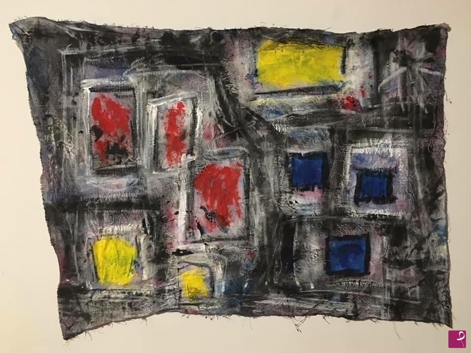 quadri in vendita online - “rag 18 (primary colors)” 