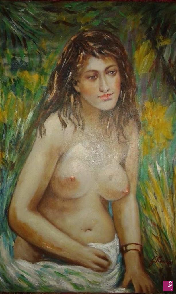 quadri in vendita online - Ragazza al sole
