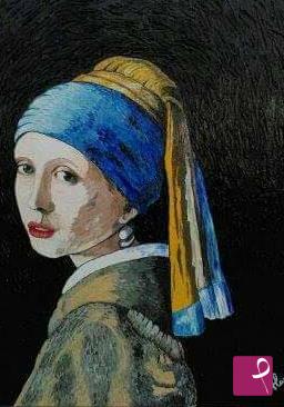 quadri in vendita online - Ragazza col turbante