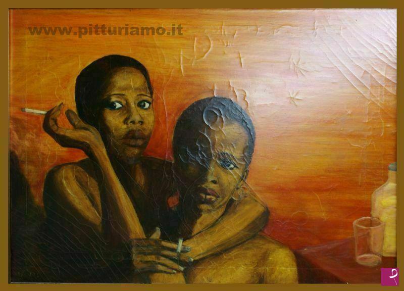 quadri in vendita online - ragazze africane