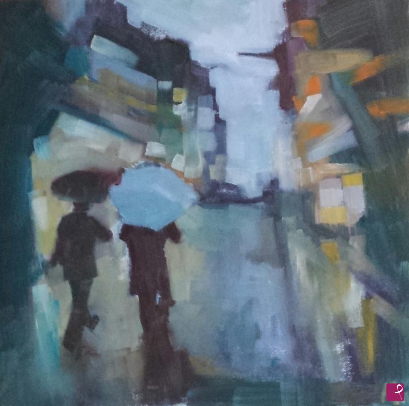 quadri in vendita online - Rain