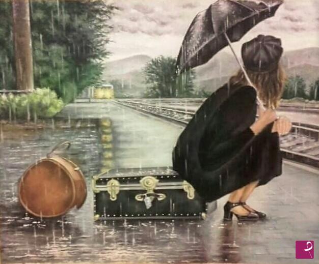 quadri in vendita online - Rain