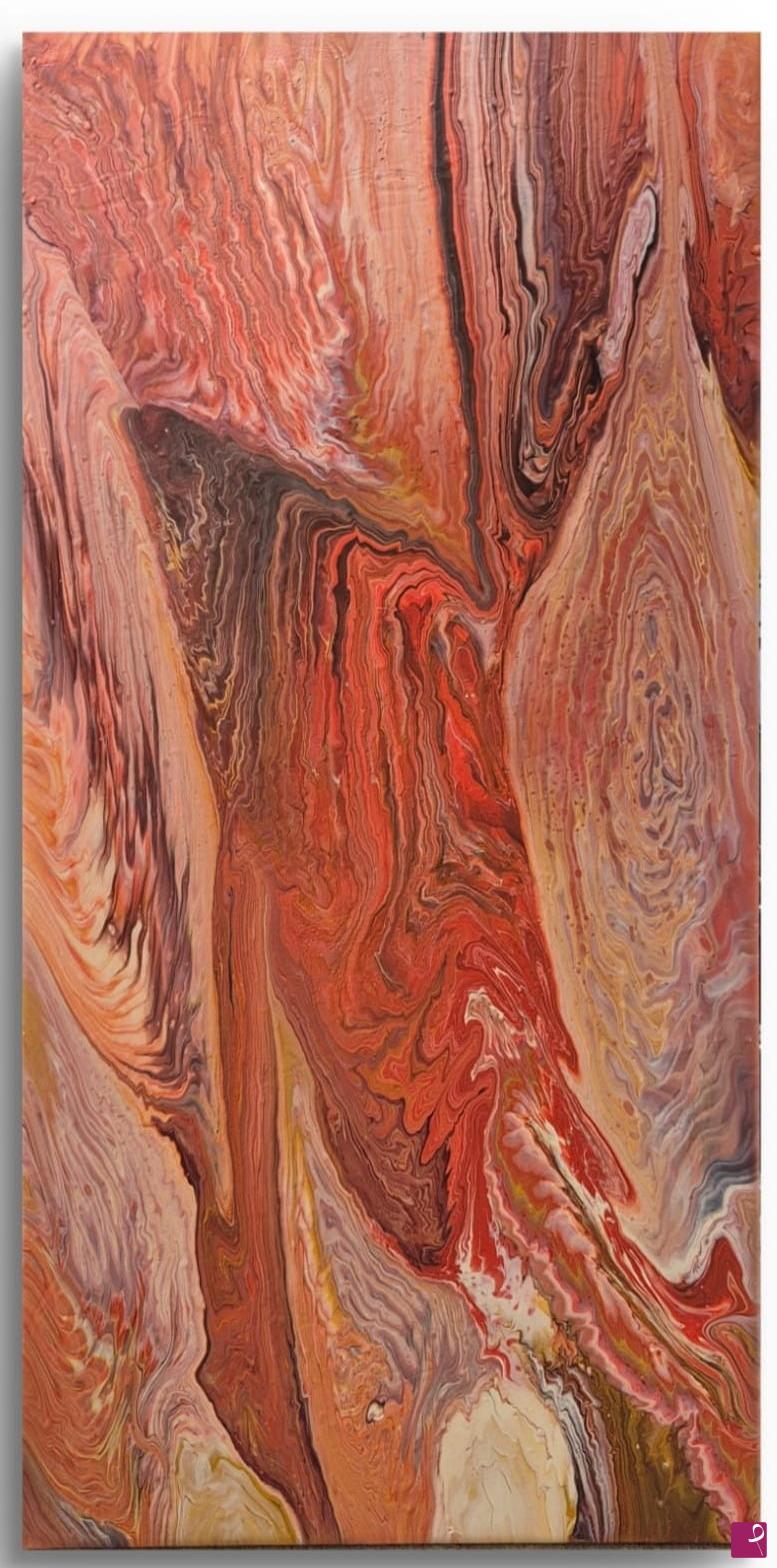 quadri in vendita online - Rainbow Mountains of China