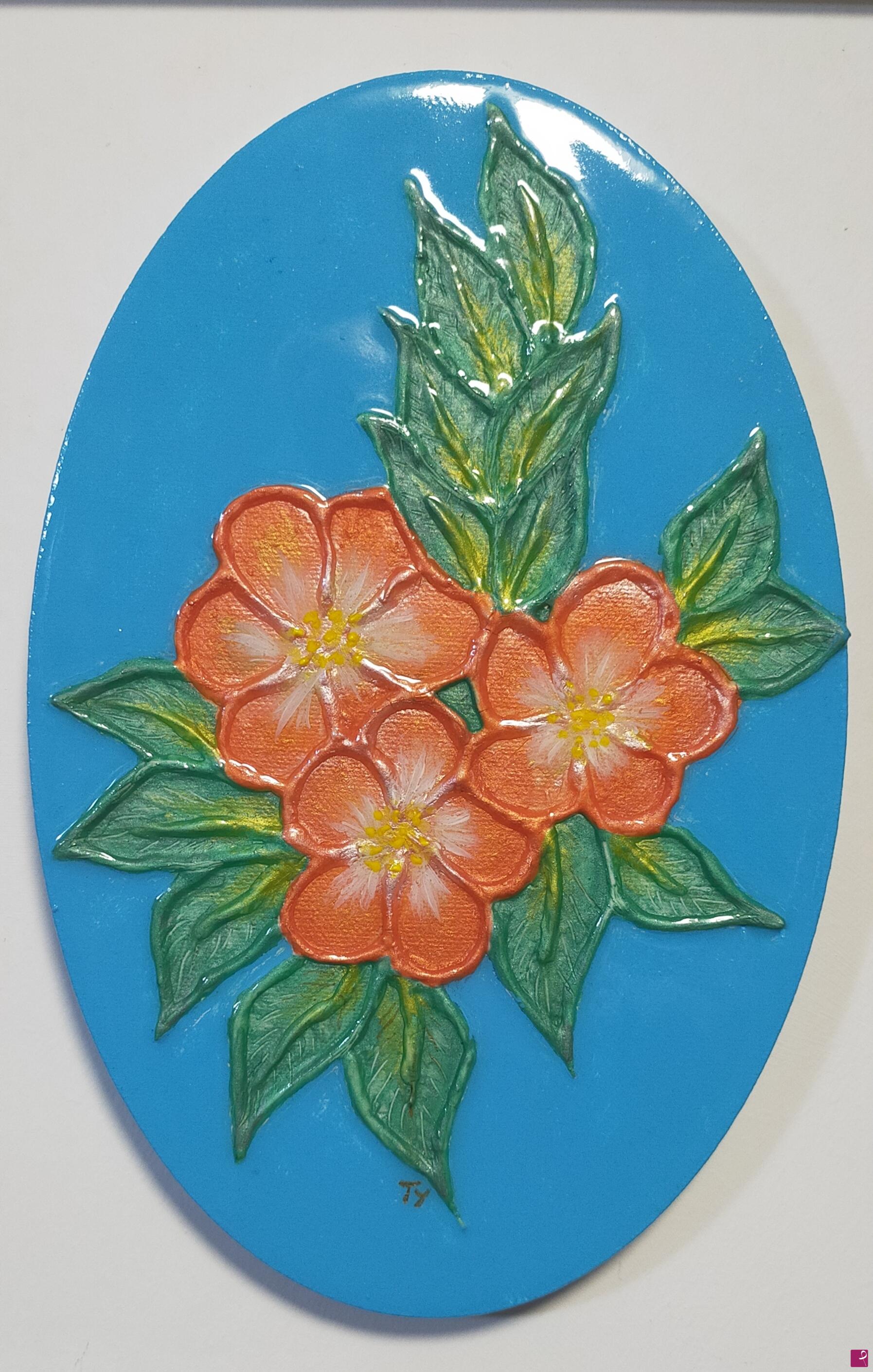 quadri in vendita online - Rametto di fiori.