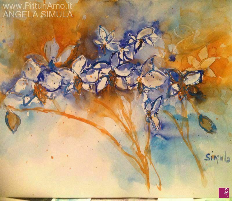 quadri in vendita online - ramo di orchidee