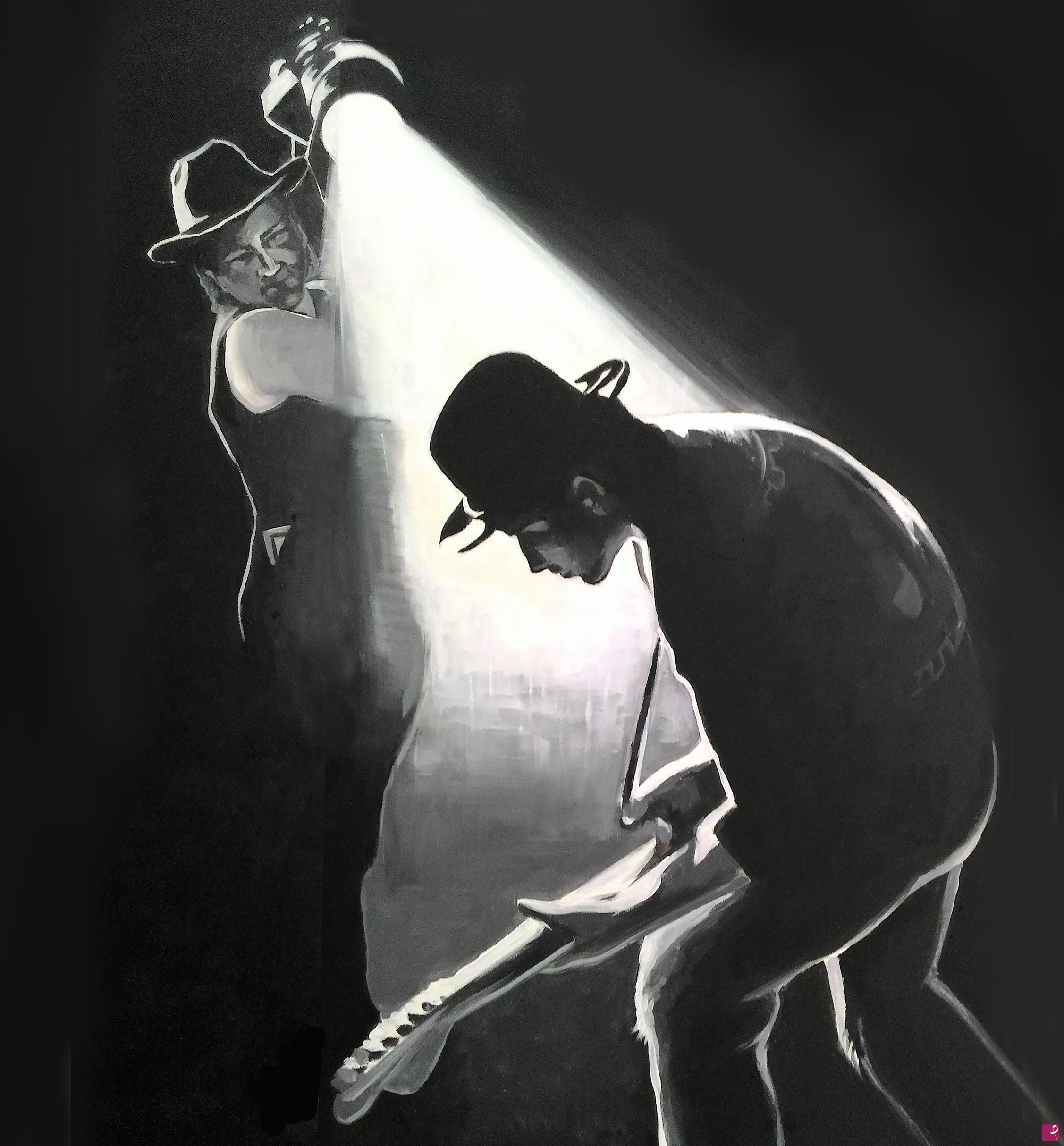 quadri in vendita online - Rattle and Hum - U2