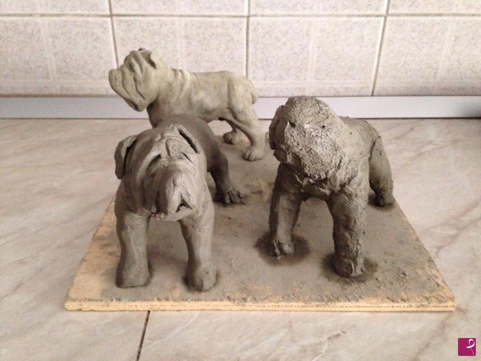 quadri in vendita online - Realizzazione Cani