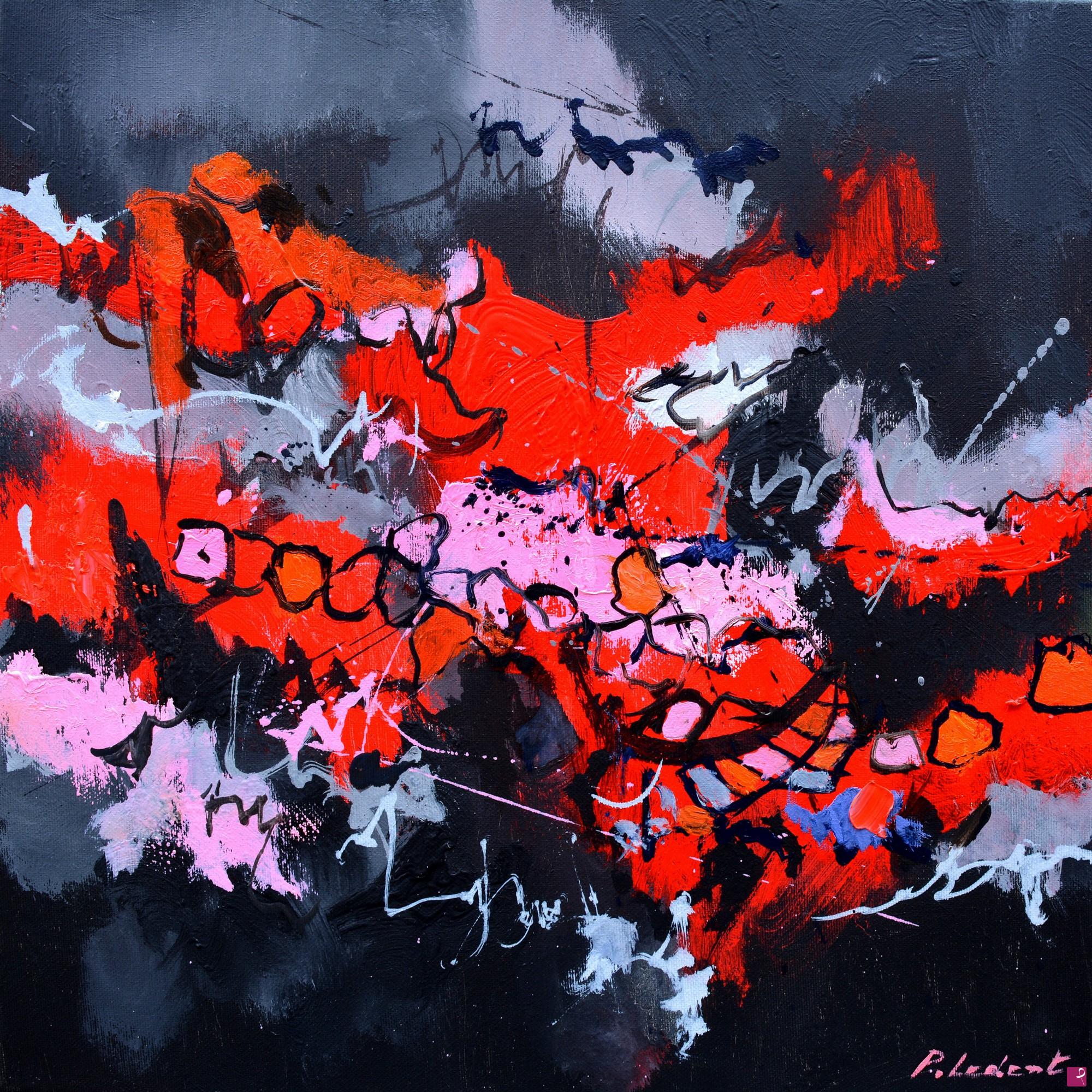 quadri in vendita online - Red and black always match 