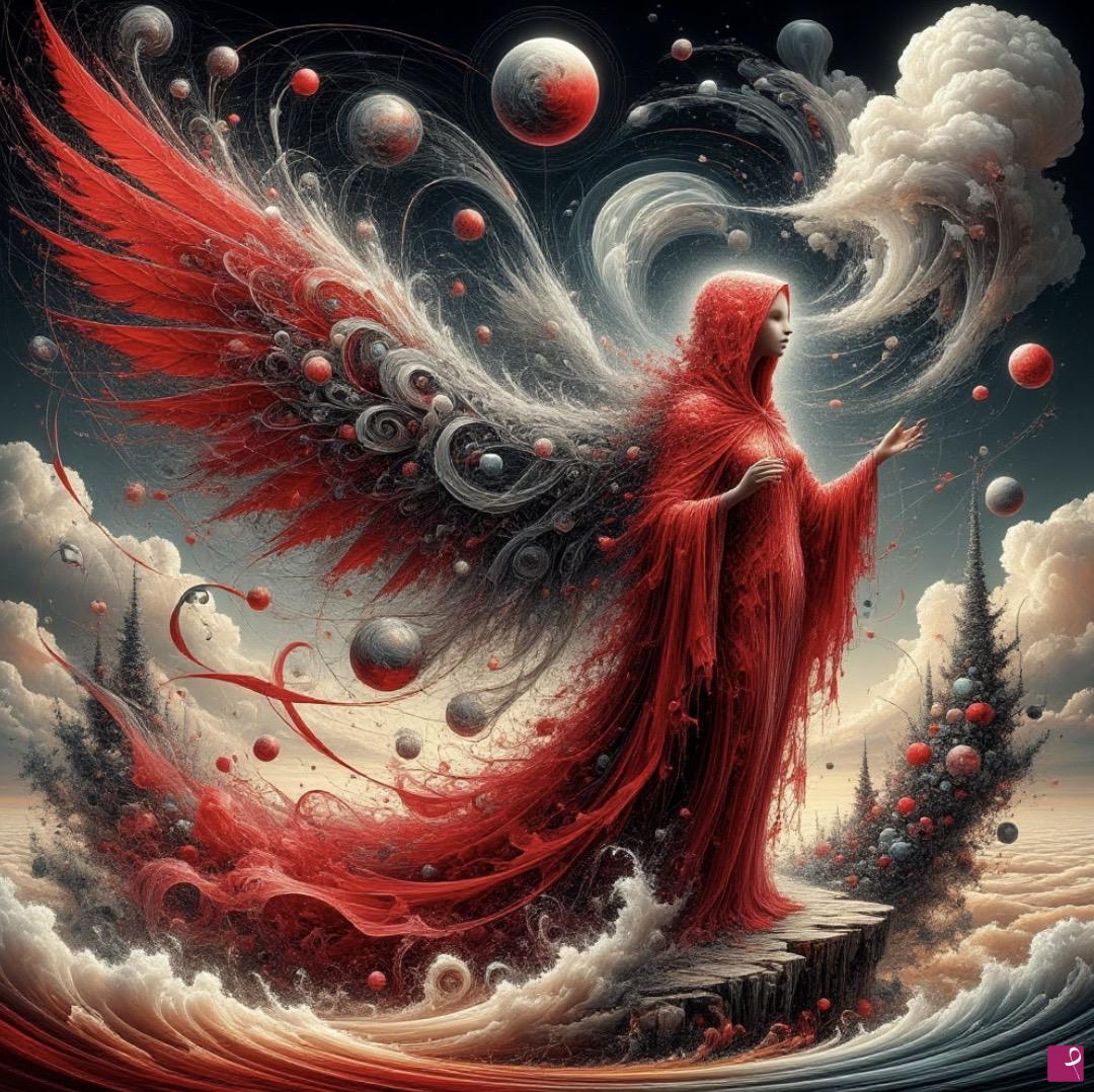 quadri in vendita online - Red Angel 
