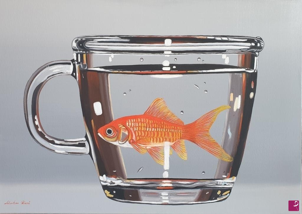 quadri in vendita online - red fish