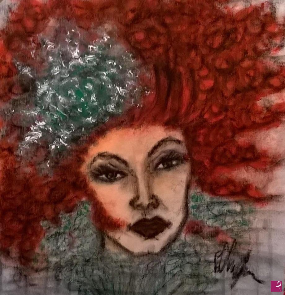 quadri in vendita online - Red Hair