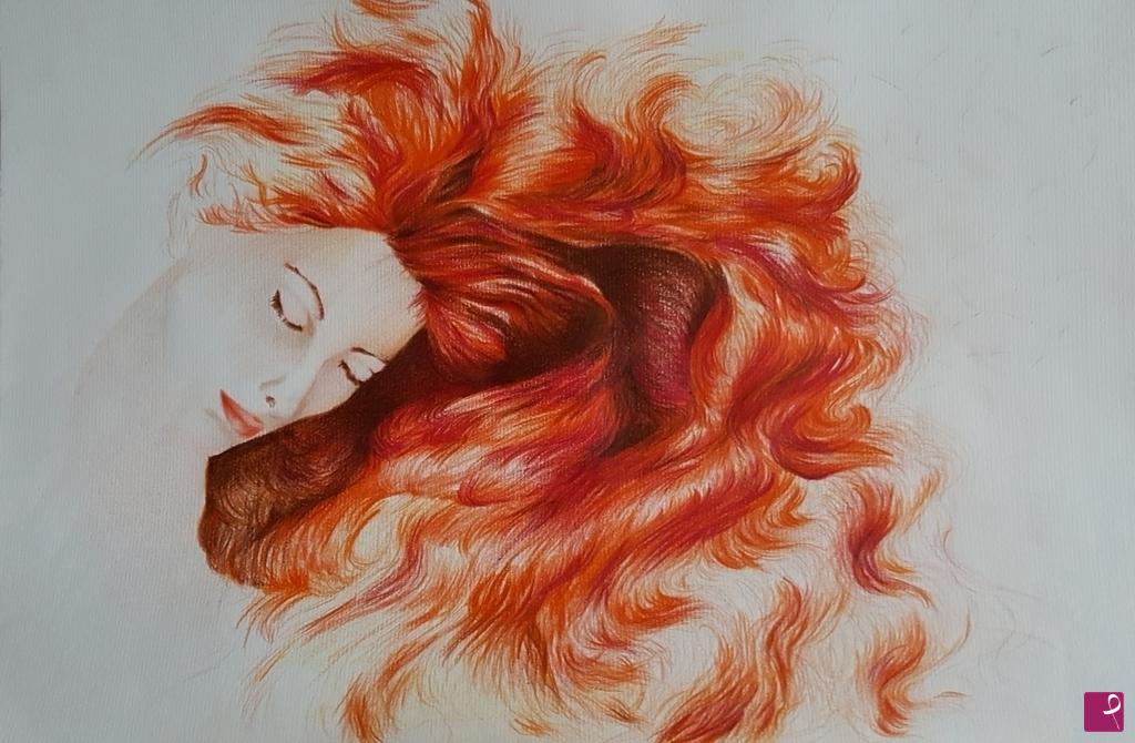quadri in vendita online - Red Hair 