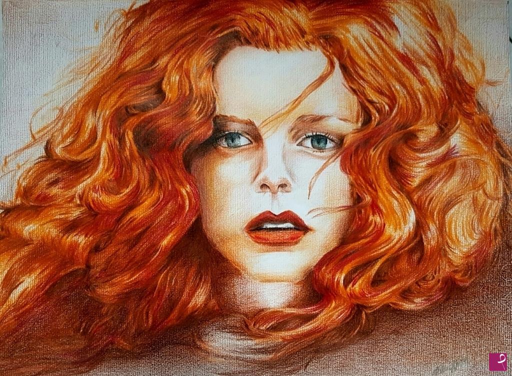 quadri in vendita online - Red Hair