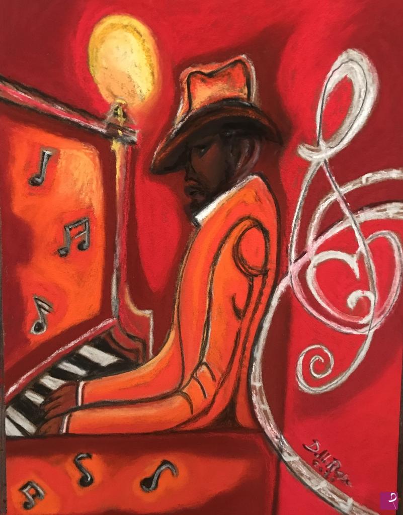 quadri in vendita online - Red music 