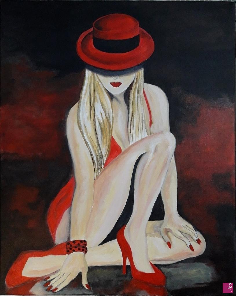 quadri in vendita online - Red Passion 