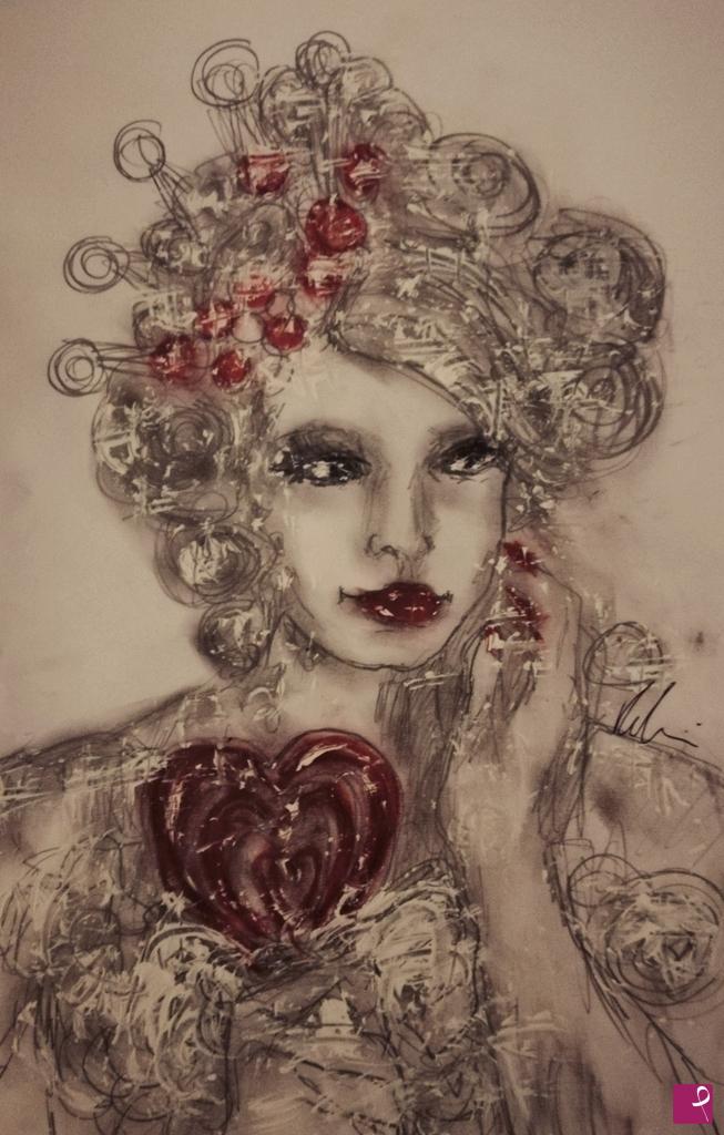 quadri in vendita online - Red passion