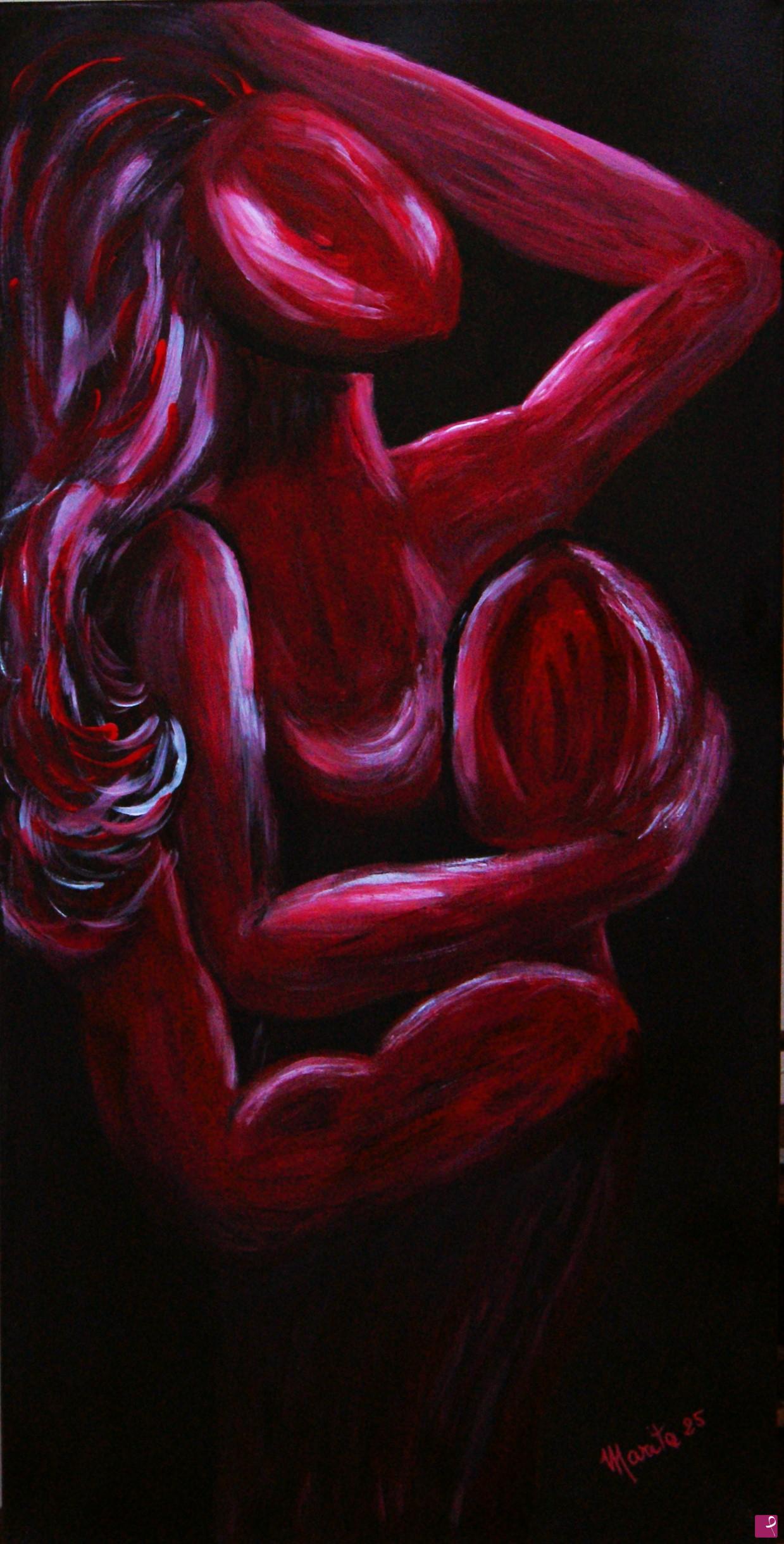 quadri in vendita online - Red passion