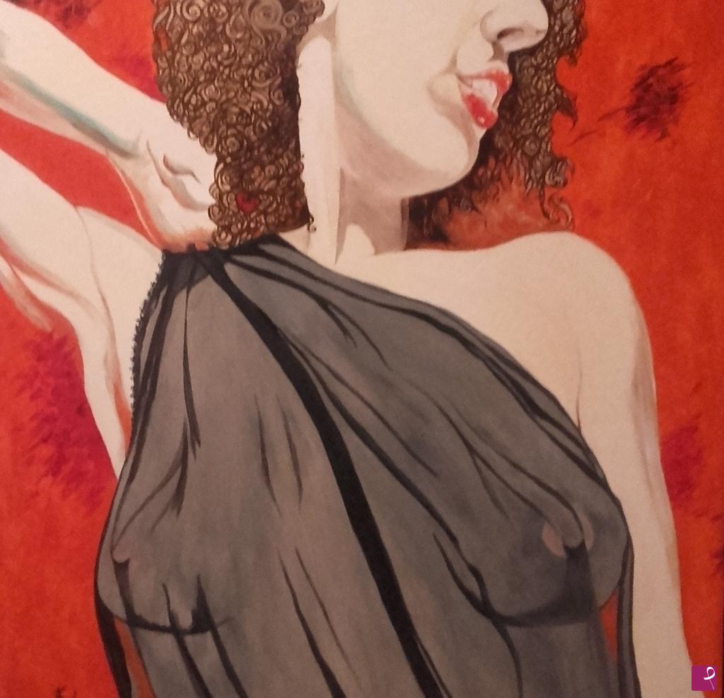 quadri in vendita online - Red passion of MIRI'