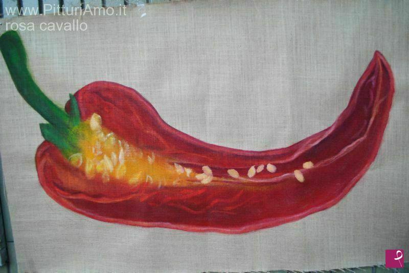 quadri in vendita online - red pepper n#1