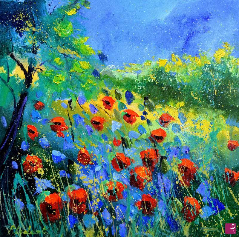 quadri in vendita online - Red poppies