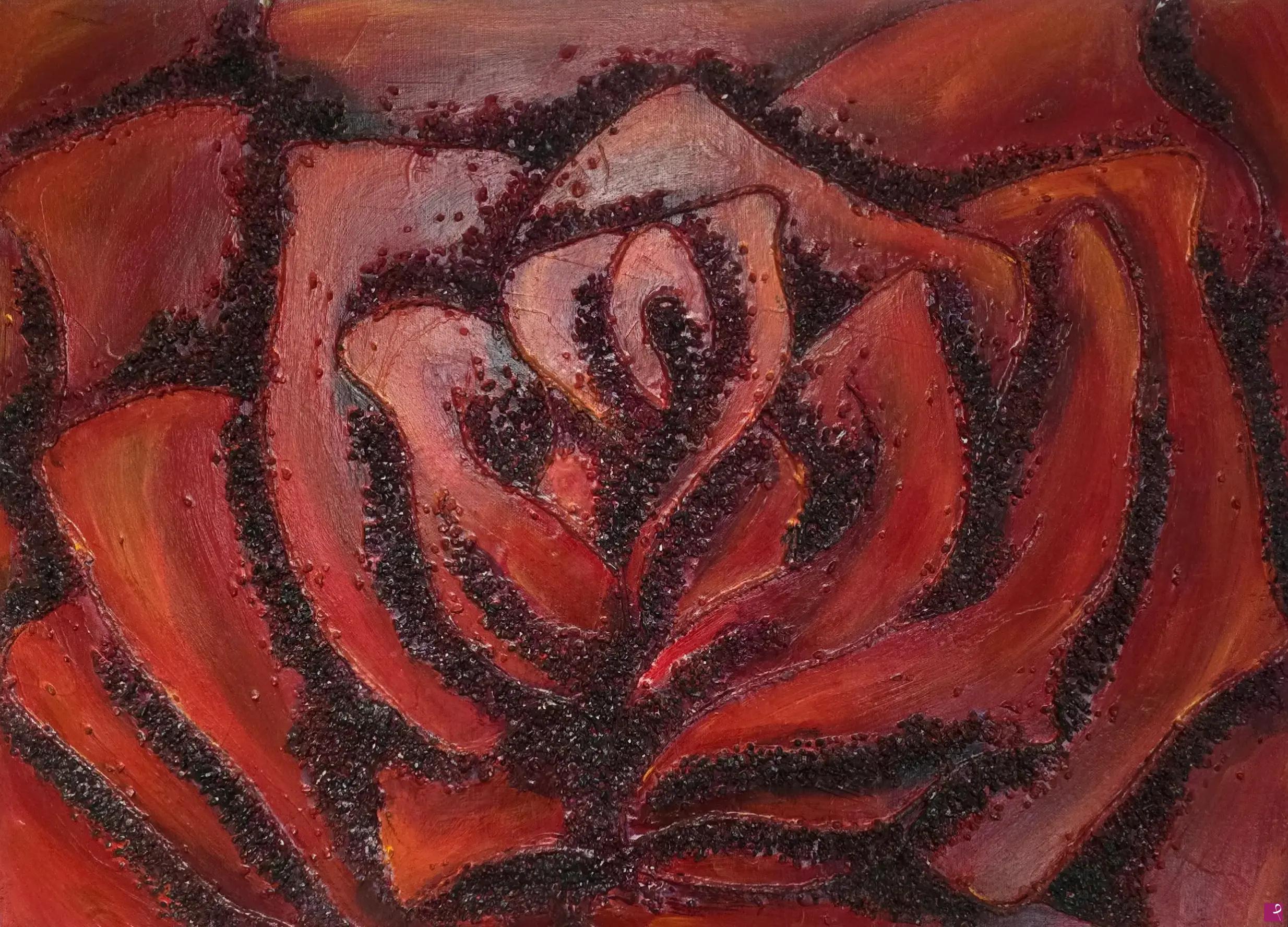 quadri in vendita online - RED ROSE