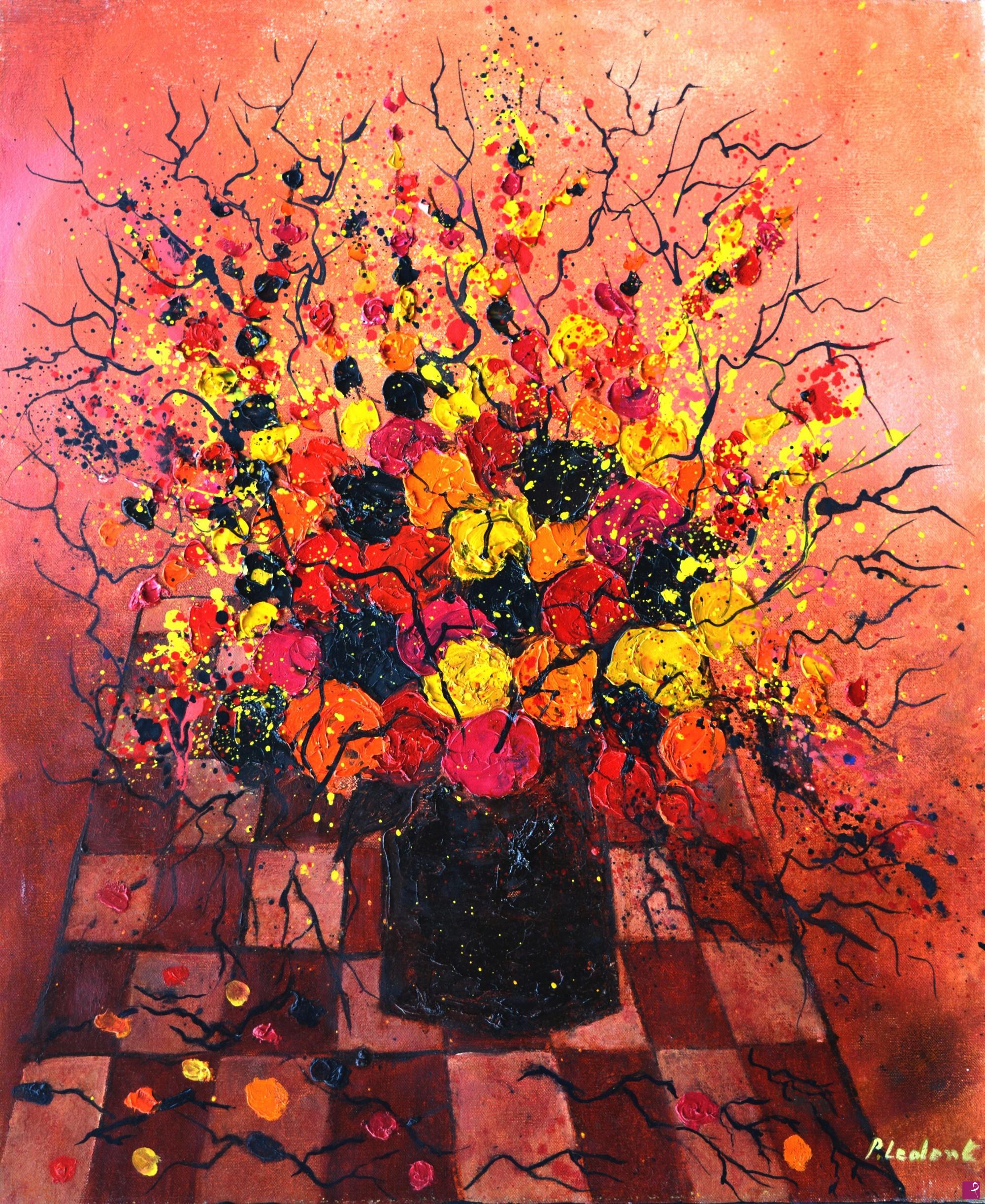 quadri in vendita online - Red still life 