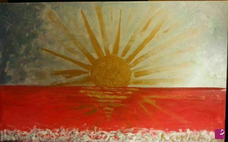 quadri in vendita online - RED SUNSET