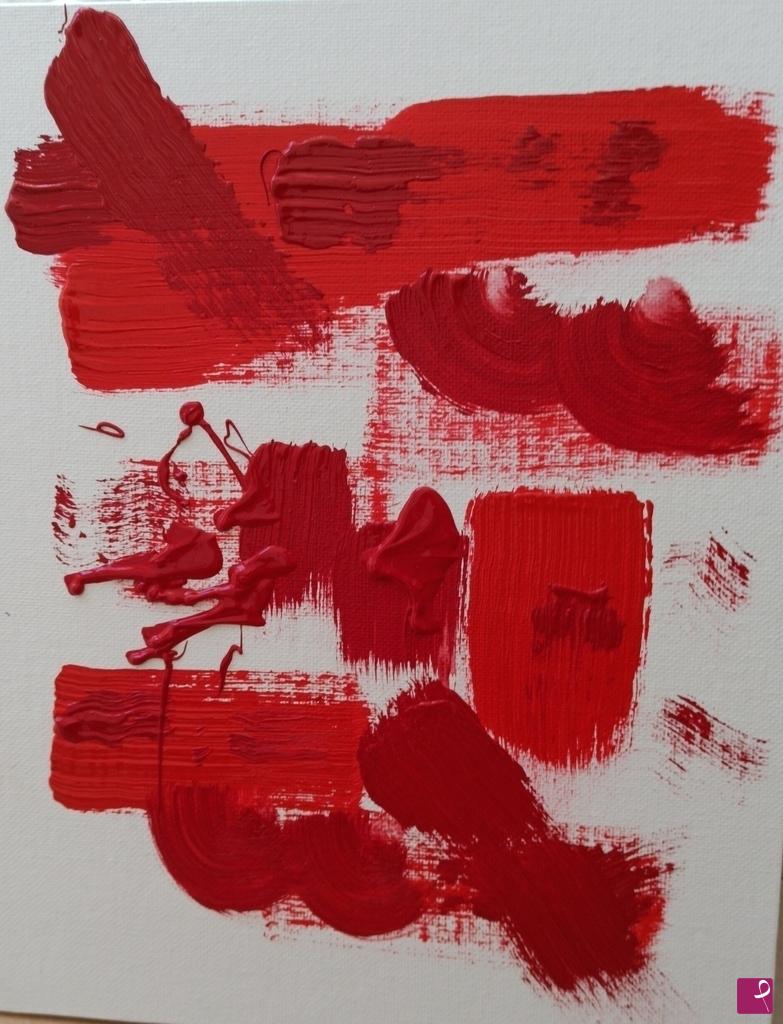 quadri in vendita online - Red untitled #1