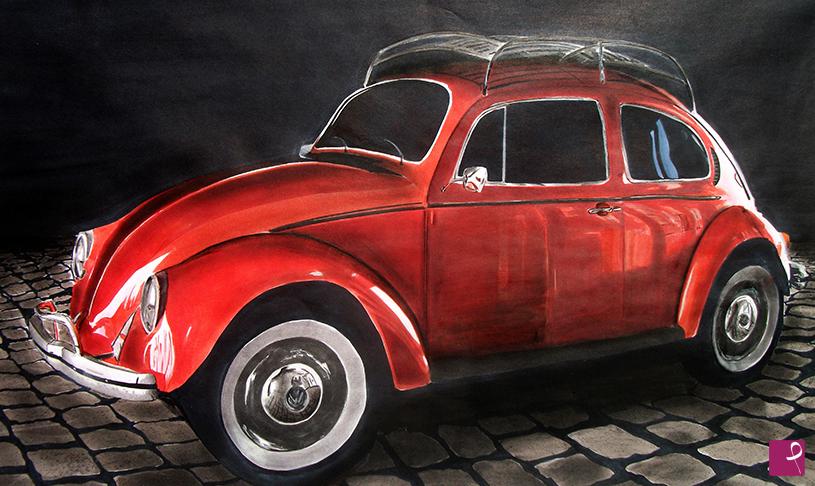 quadri in vendita online - Red Vintage wv